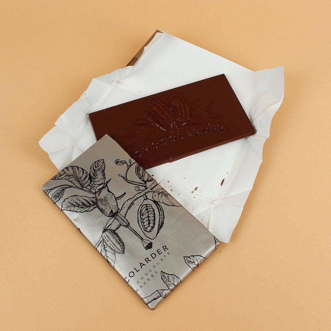  Pure Dark Chocolate Bar - Green Tulip