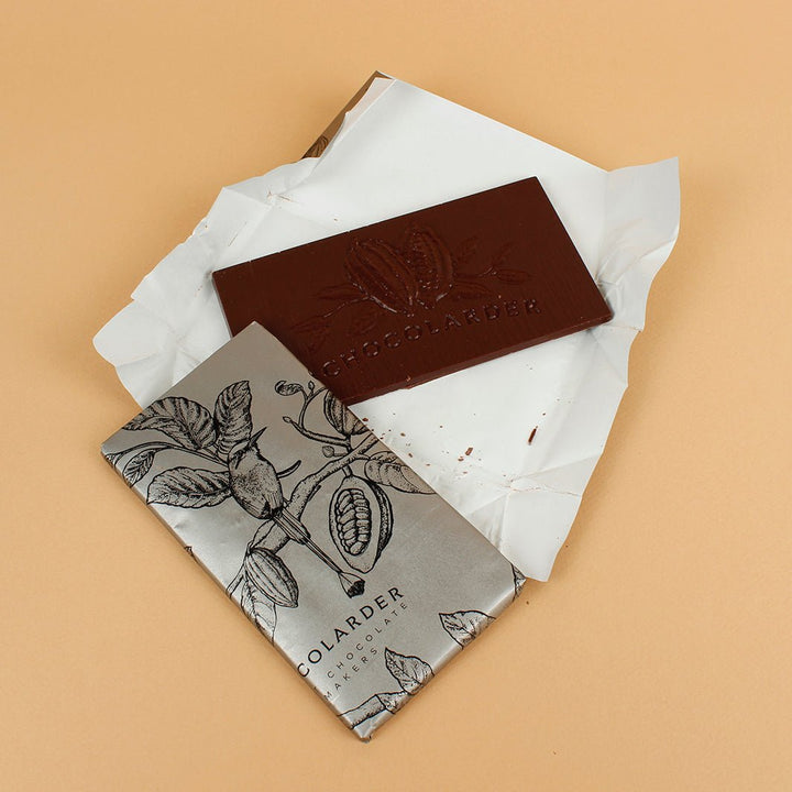  Pure Dark Chocolate Bar - Green Tulip