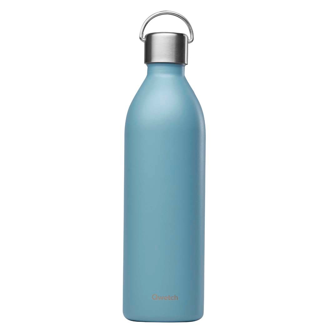 1L 'Active' Insulated Stainless Steel Bottle - Block Colours - Green Tulip