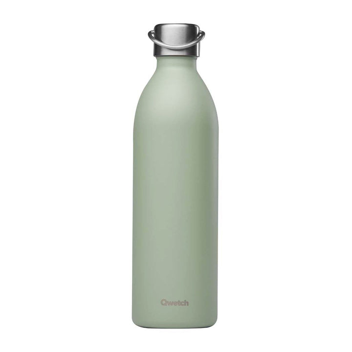 1L 'Active' Insulated Stainless Steel Bottle - Block Colours - Green Tulip