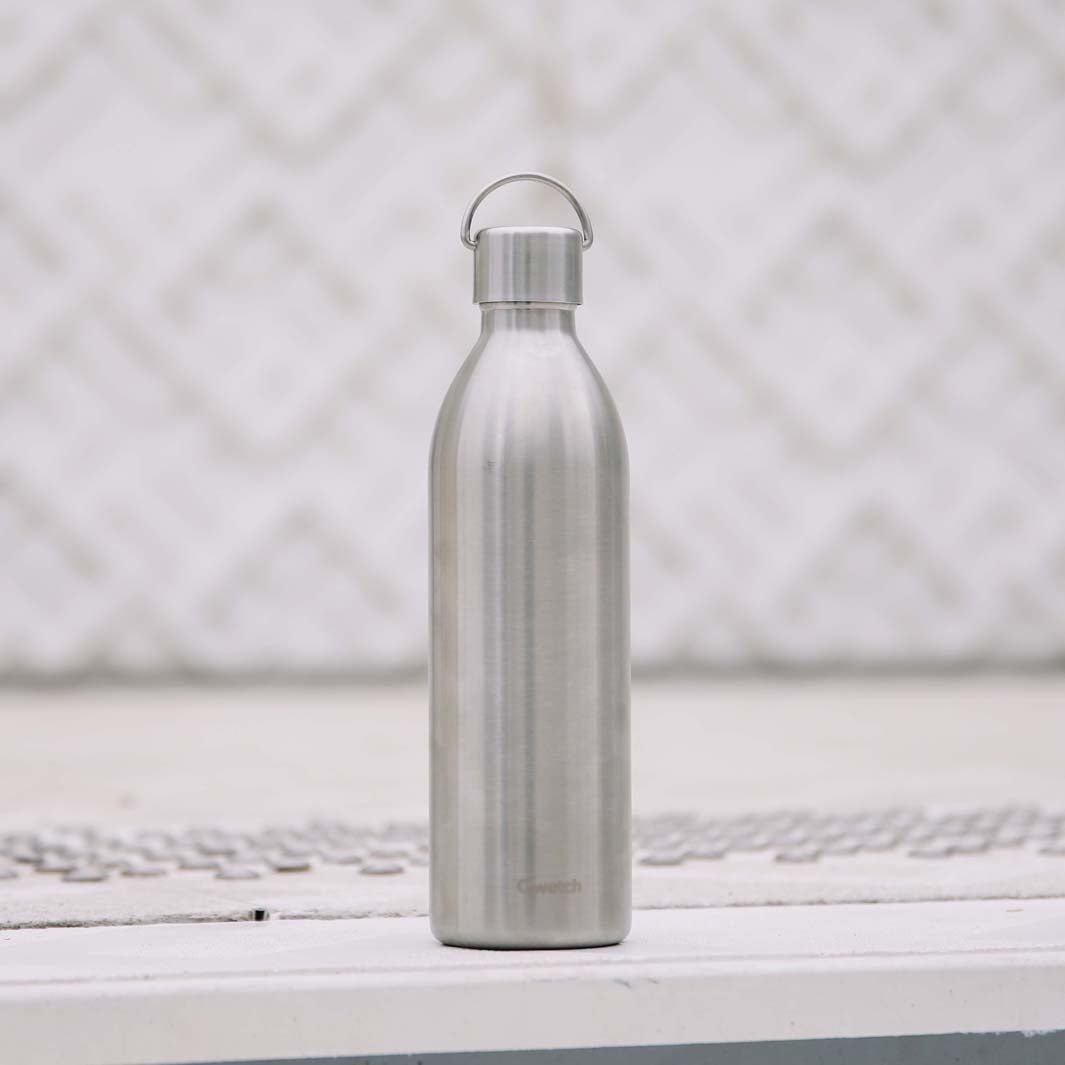 1L 'Active' Insulated Stainless Steel Bottle - Block Colours - Green Tulip