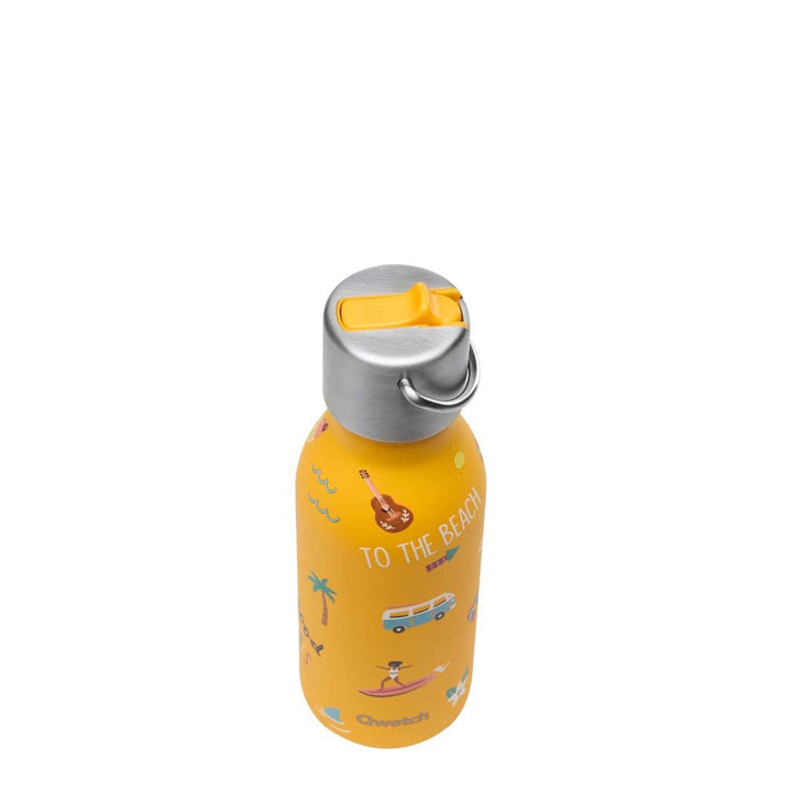 350ml Insulated Stainless Steel Kids Bottle with Sports Lid - The Honolulu Collection - Green Tulip