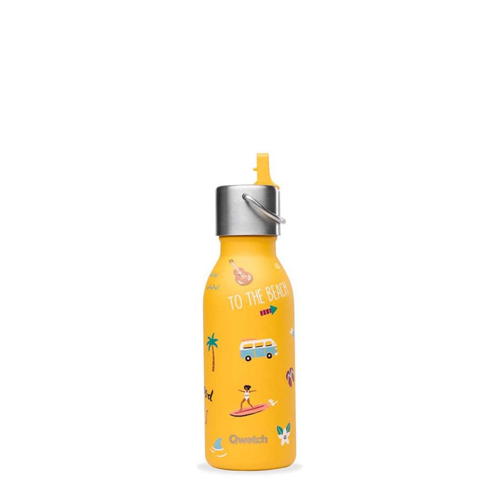 350ml Insulated Stainless Steel Kids Bottle with Sports Lid - The Honolulu Collection - Green Tulip