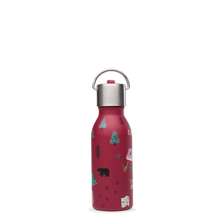 350ml Insulated Stainless Steel Kids Bottle with Sports Lid - The Yosemite Collection - Green Tulip