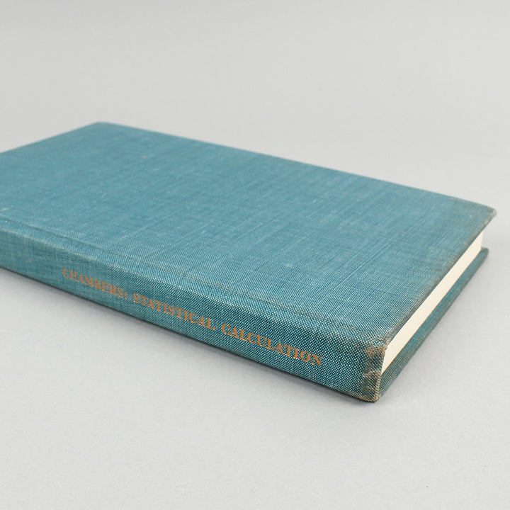 Original Book Sketch Notebook C - Statistical Calculation