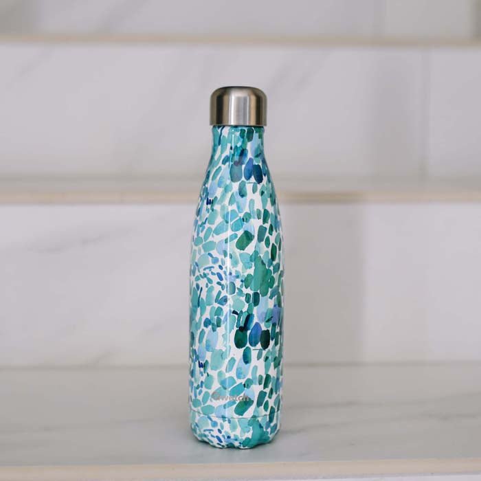 500ml Insulated Stainless Steel Bottle - The Artists' Collection - Green Tulip