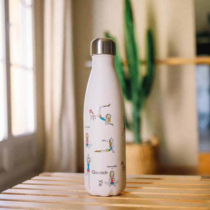 500ml Insulated Stainless Steel Bottle - The Tranquil Collection - Green Tulip