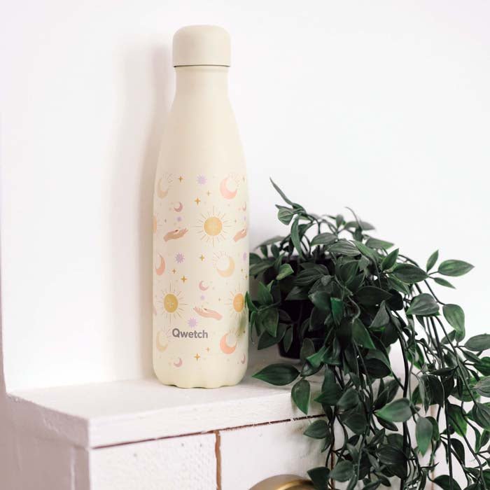 500ml Insulated Stainless Steel Bottle - The Tranquil Collection - Green Tulip