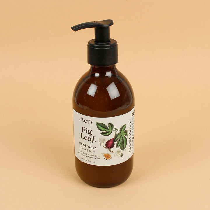 Fig Leaf Glass Bottle Hand Wash