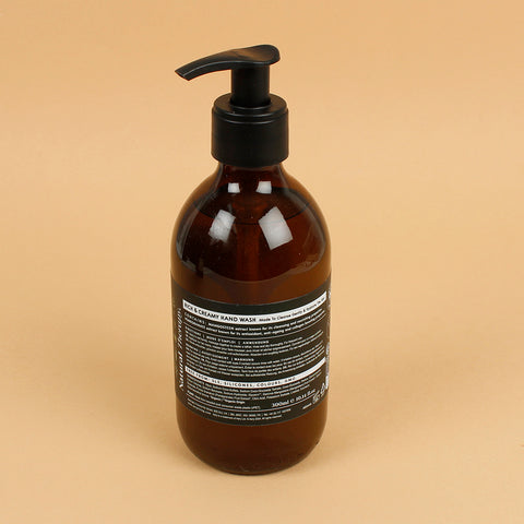 Green Bamboo Glass Bottle Hand Wash