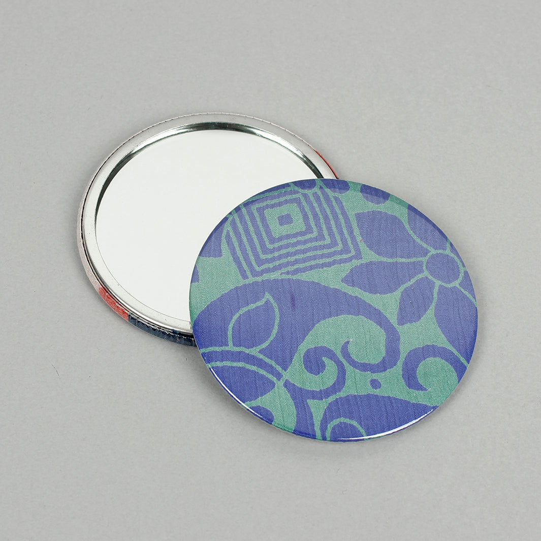 Fuli Recycled Sari Fabric Pocket Travel Mirror