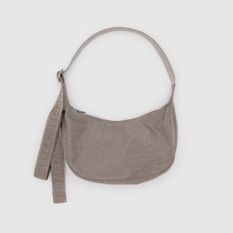 Small Nylon Crescent Bag - Dove