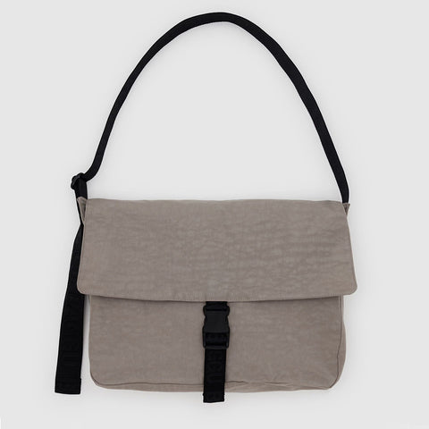 Nylon Messenger Bag - Dove