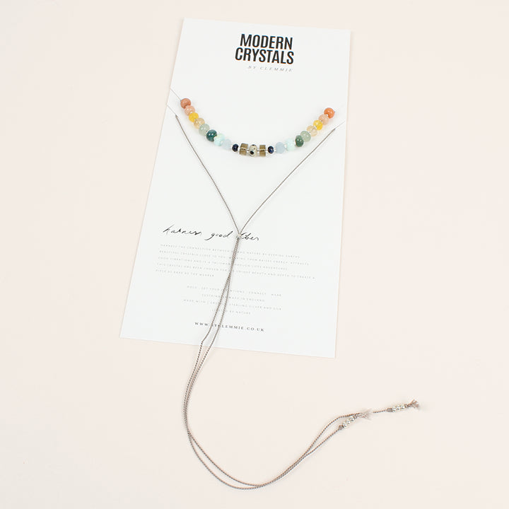 Earth Rainbow Crystal Candy Necklace