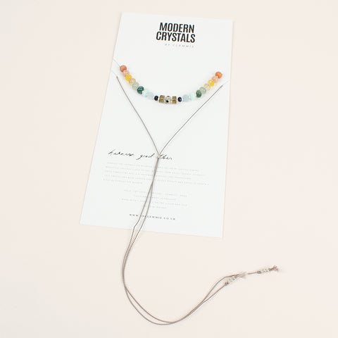 Earth Rainbow Crystal Candy Necklace