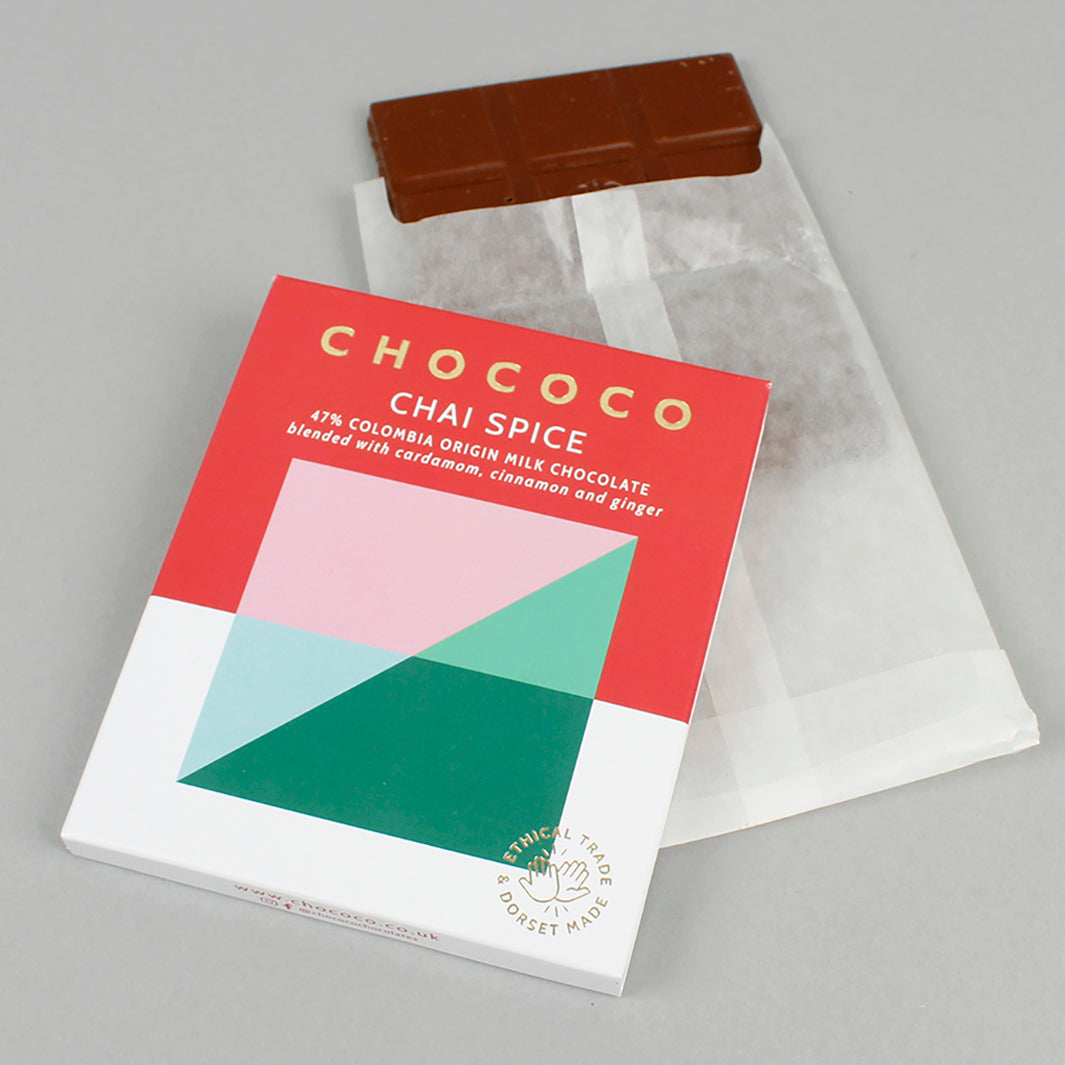 Chai Spice - 47% Milk Chocolate Bar with Chai Spices