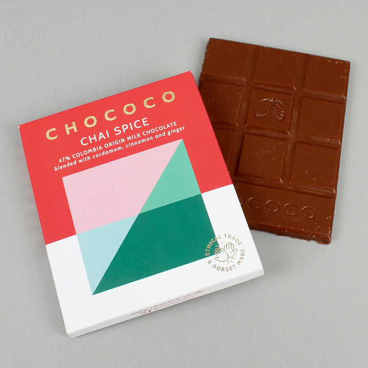 Chai Spice - 47% Milk Chocolate Bar with Chai Spices