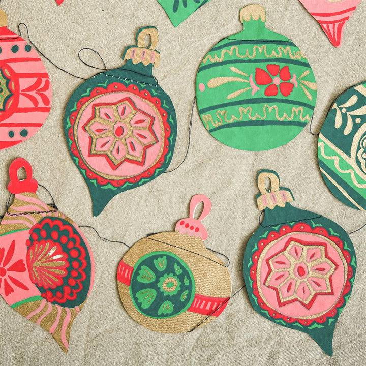 Bauble Paper Garland