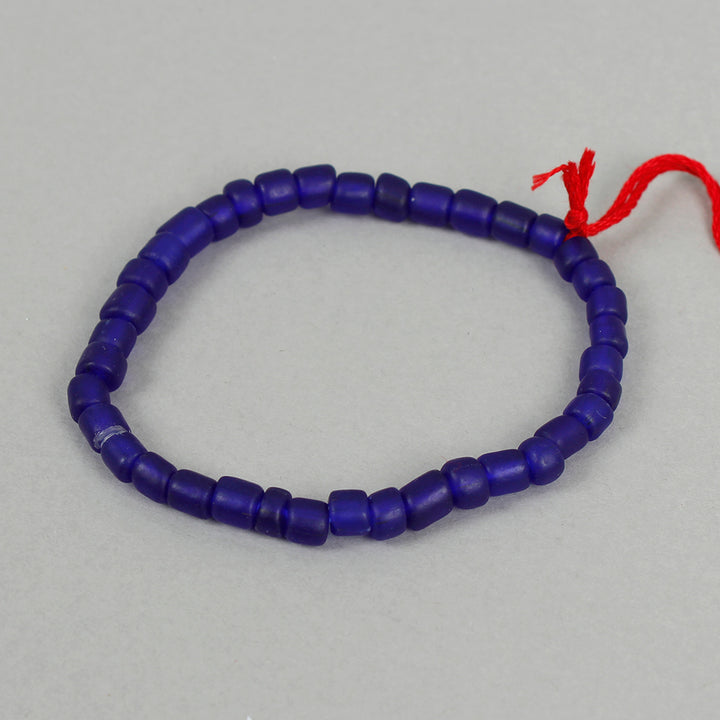 Egyptian Recycled Glass Bracelet - Blue