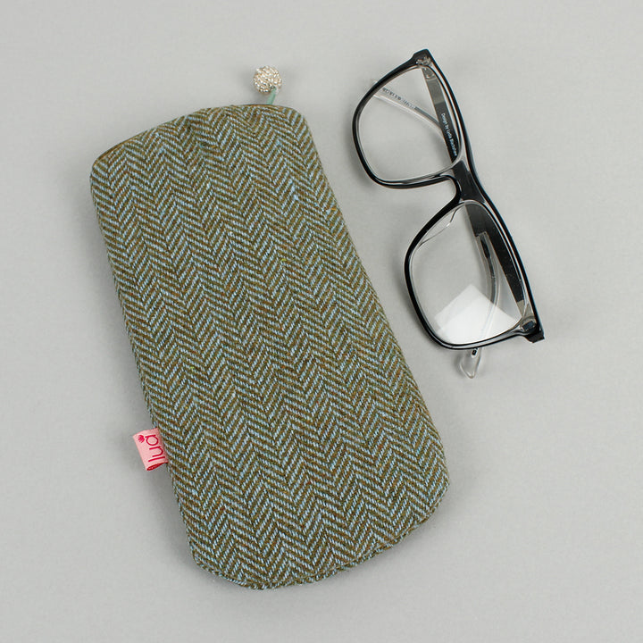 Herringbone Glasses Purse