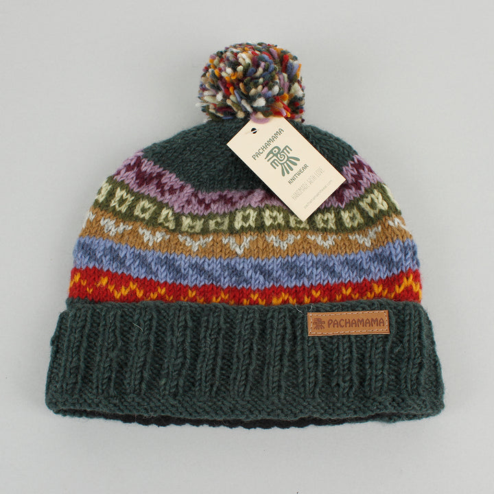 Elveden Roll Back Bobble Beanie