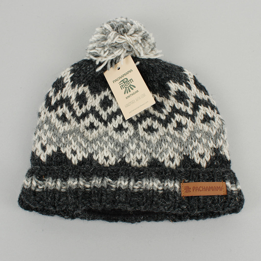 Men's Jorvik Bobble Beanie - Charcoal