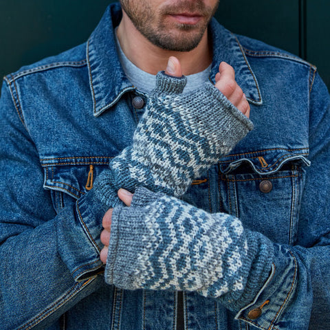 Men's Jorvik Wristwarmers - Steel