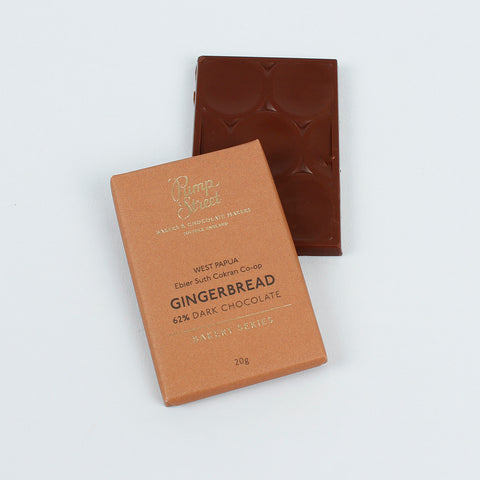 Gingerbread 62% Dark Chocolate Bar