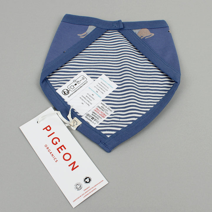 Labrador Reversible Bandana Bib - Night Blue