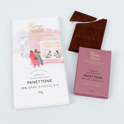 Panettone 70% Dark Chocolate Bar