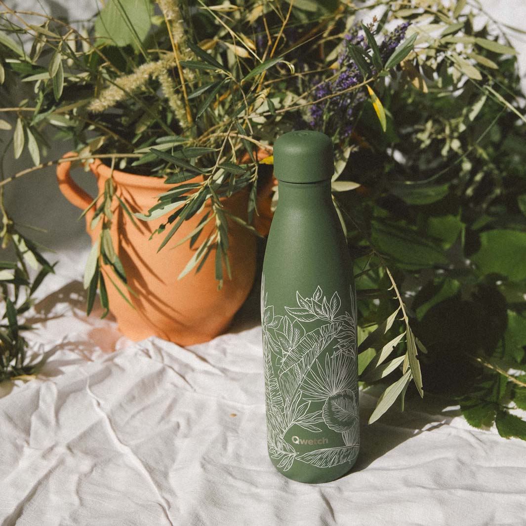 500ml 'Originals' Insulated Stainless Steel  Bottle - Evergreen Collection