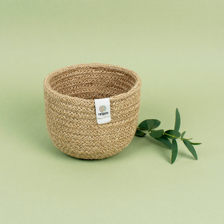 Jute Tall Basket - Small