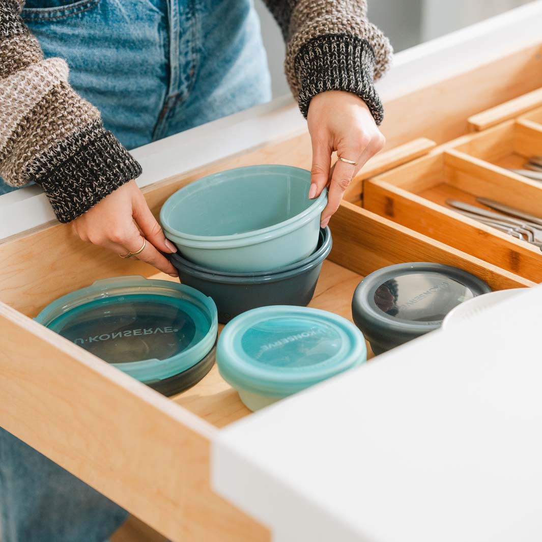 Round Silicone BounceBox - Nesting Duo