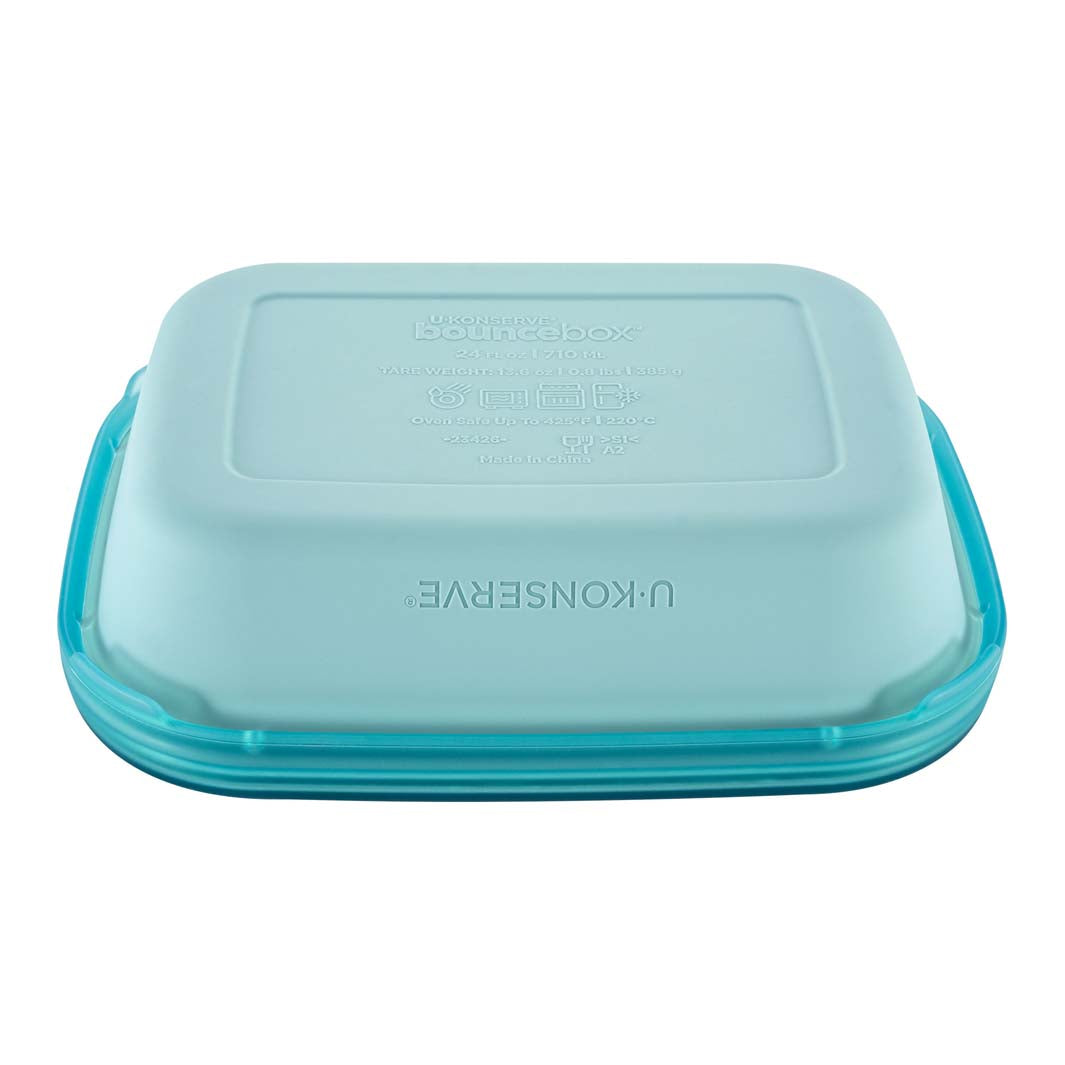 24fl oz Rectangle Silicone BounceBox -  Seafoam