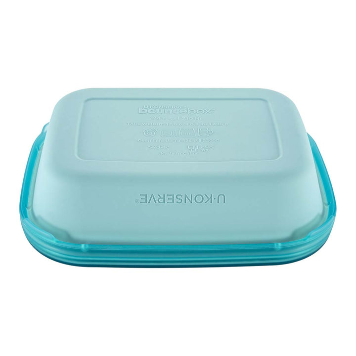 24fl oz Rectangle Silicone BounceBox -  Seafoam