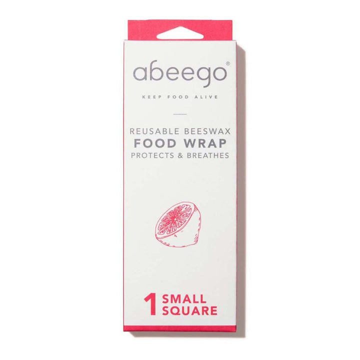 Abeego Beeswax Food Wrap - 1 Small Square - Green Tulip