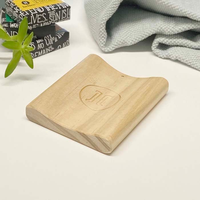 Accoya Wood Soap Dish - Green Tulip