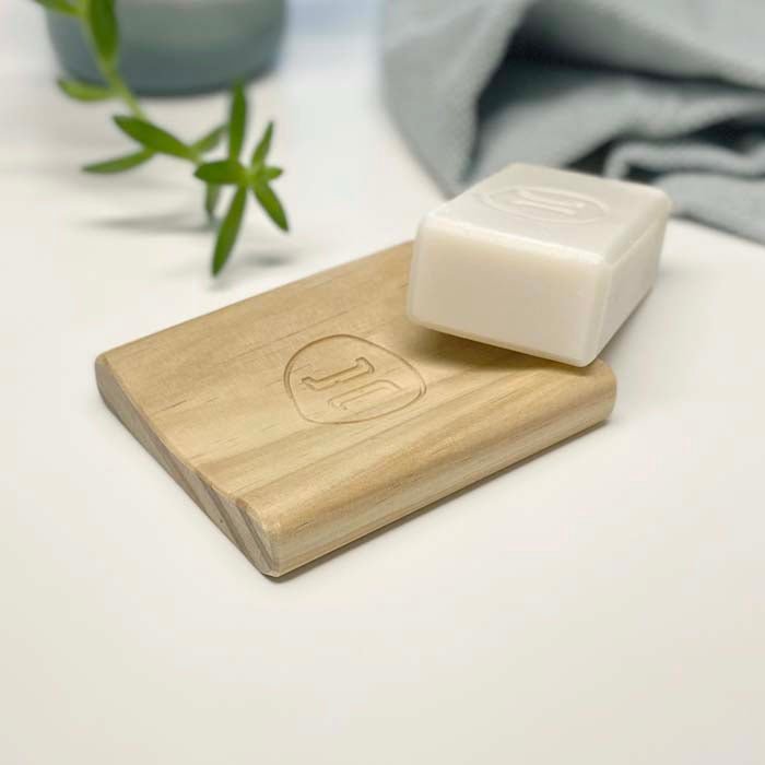 Accoya Wood Soap Dish - Green Tulip