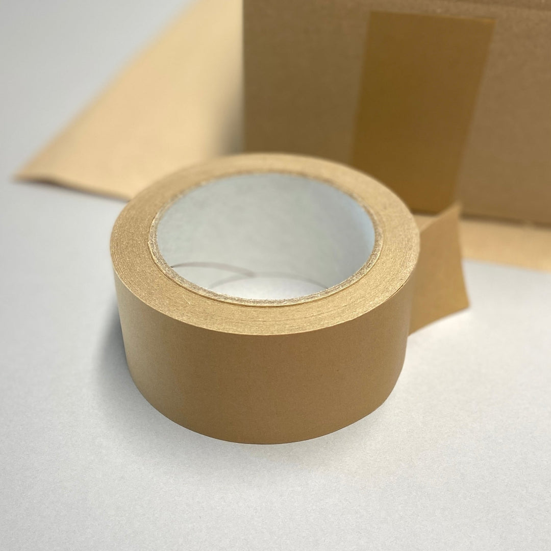 Adhesive Paper Tape - Brown - 50mm x 50m - Green Tulip