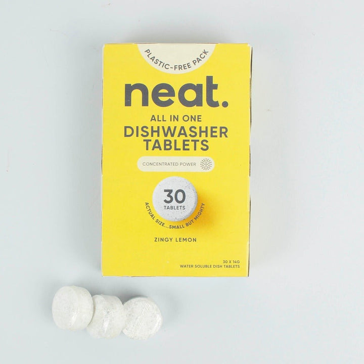 All In One Dishwasher Tablets x 30 - Zingy Lemon - Green Tulip