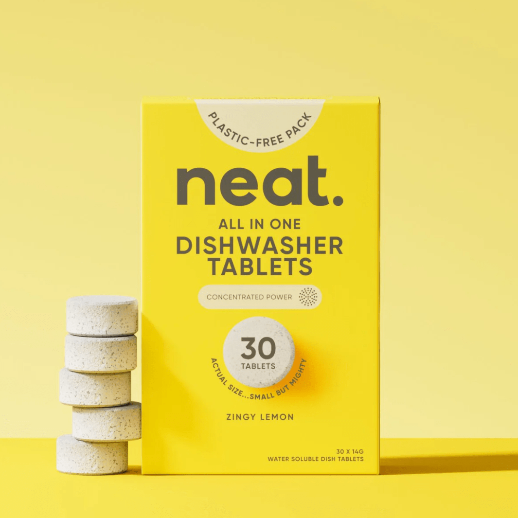 All In One Dishwasher Tablets x 30 - Zingy Lemon - Green Tulip