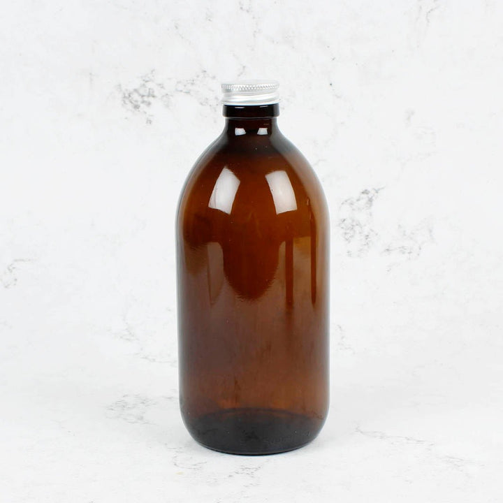 Amber Glass Bottles - 500ml - Green Tulip