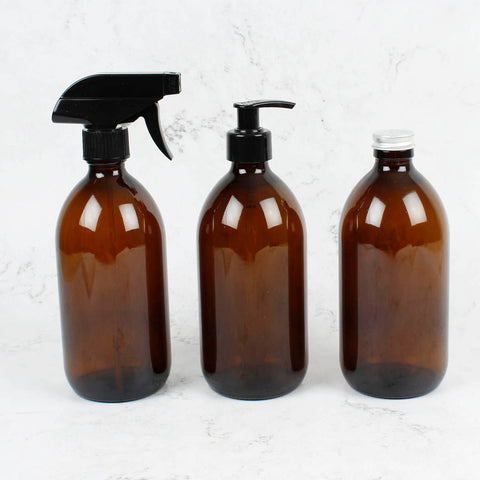 Amber Glass Bottles - 500ml