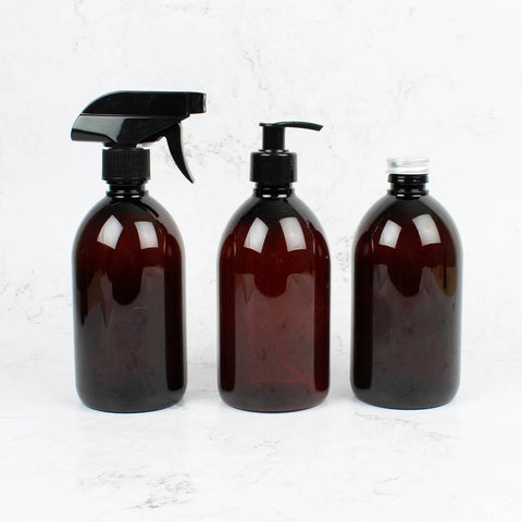 Amber PET Bottles - 500ml