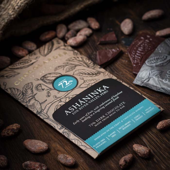 Asháninka 72% Dark Chocolate Bar - Green Tulip