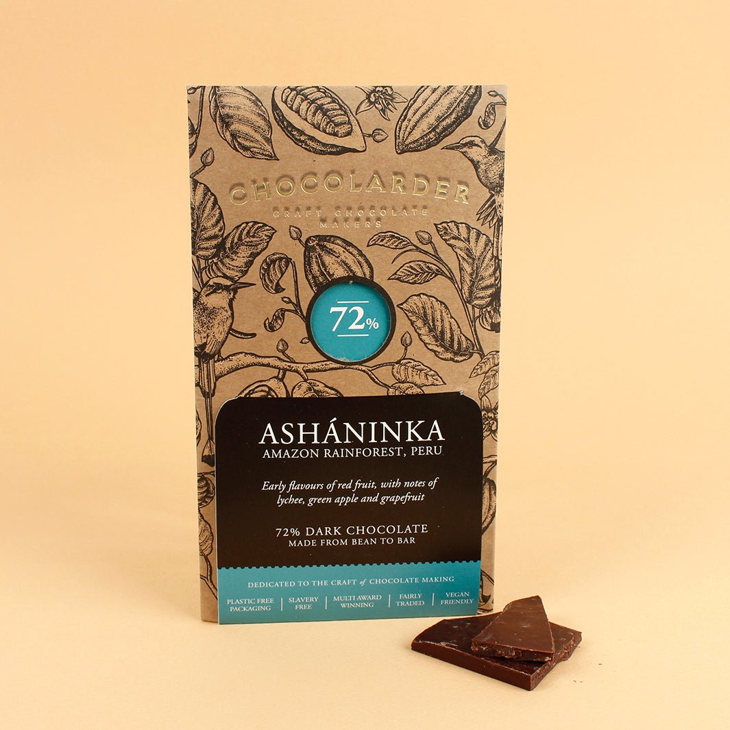 Asháninka 72% Dark Chocolate Bar - Green Tulip