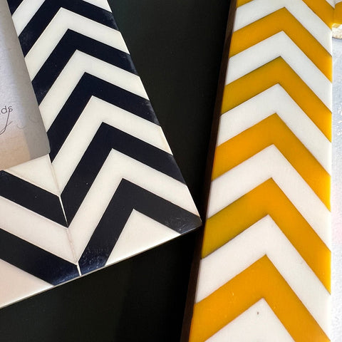 Asin Yellow Chevron Photo Frame - 4