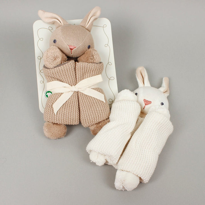 Baby Threads Bunny Comforter - Green Tulip