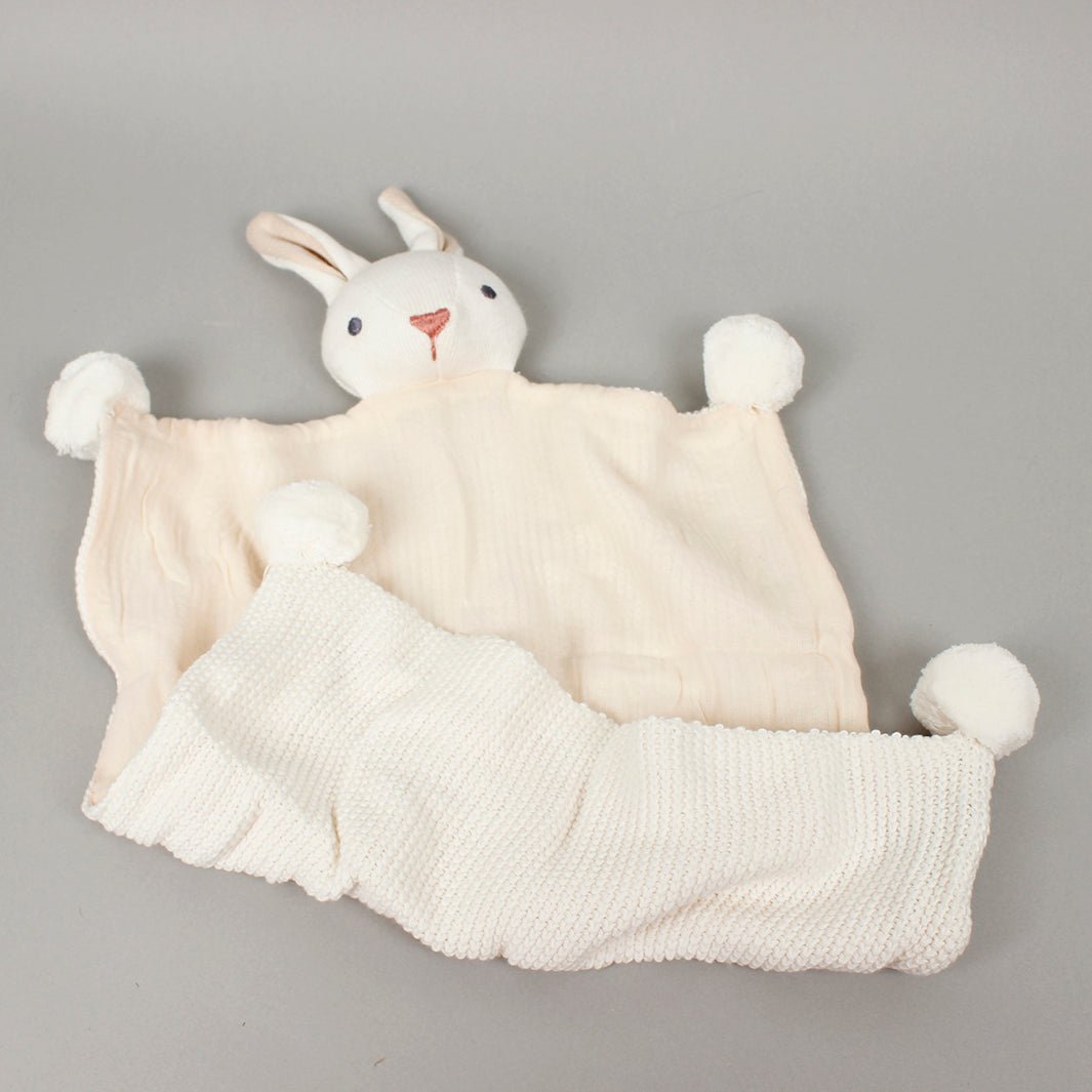 Baby Threads Bunny Comforter - Green Tulip