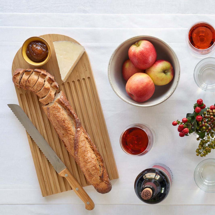 Bamboo Arch Bread Board - Green Tulip